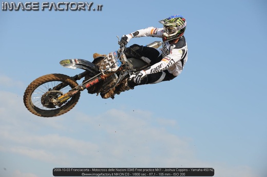 2009-10-03 Franciacorta - Motocross delle Nazioni 0345 Free practice MX1 - Joshua Coppins - Yamaha 450 NZ